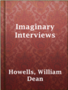 Imagen de portada para Imaginary Interviews